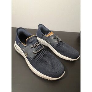 Skechers Men's Slip-Ins Hands Free Casual Shoes Navy Blue US 13 Arch Fit Goga